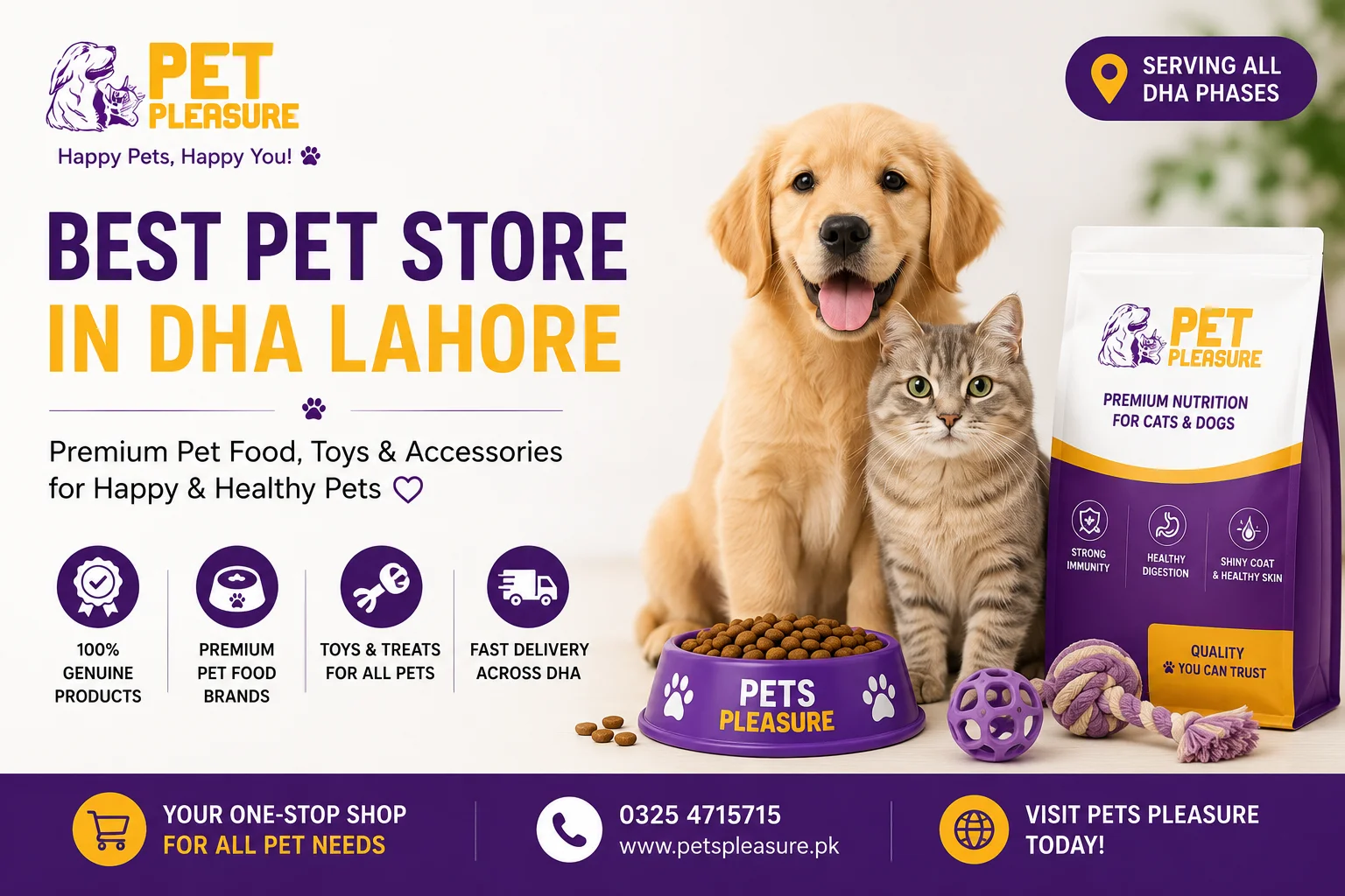 Best Pet Store in DHA Lahore – Everything Your Pet Needs in One Place