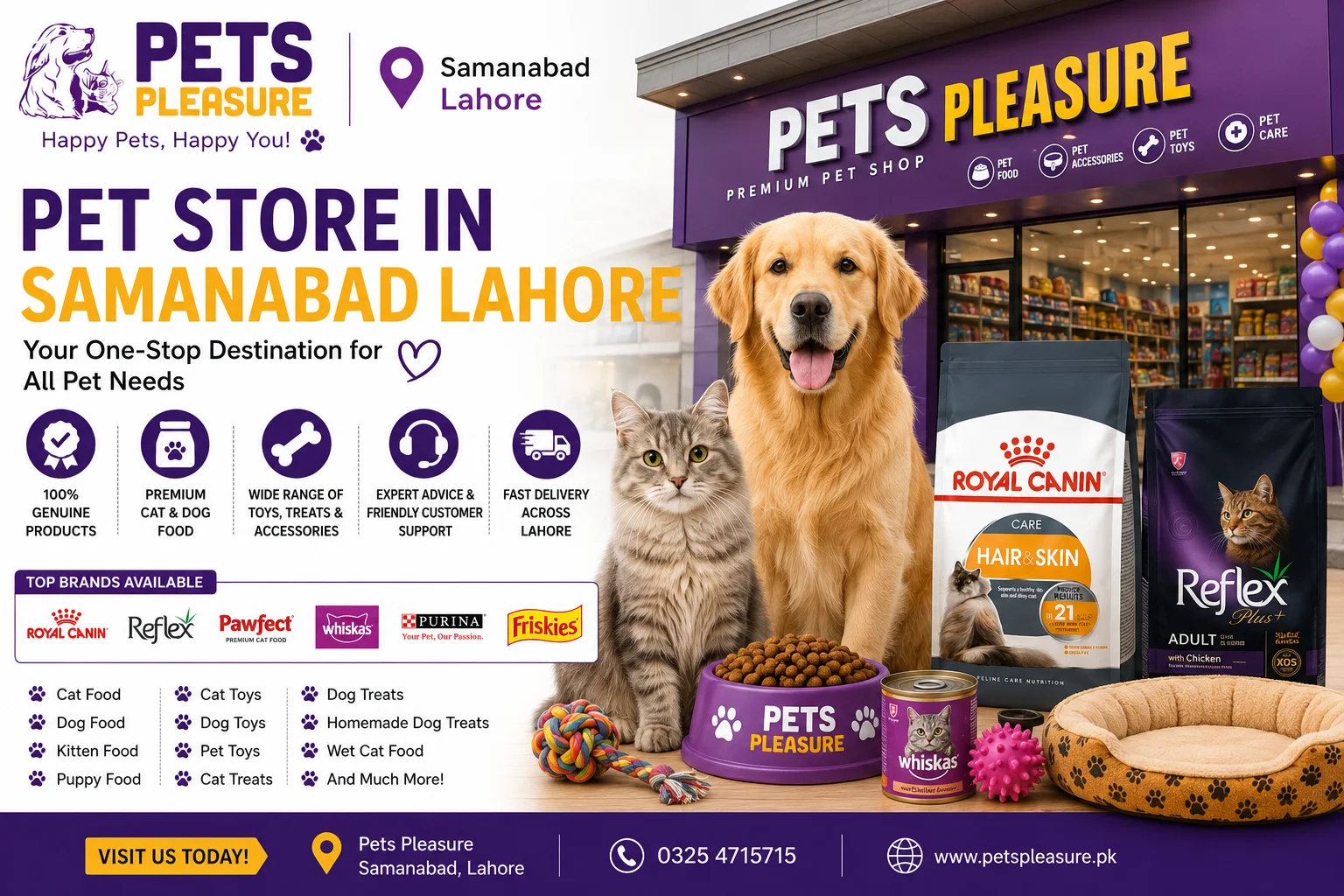 Pet Store in Samanabad Lahore – Your Trusted Destination for Pet Care