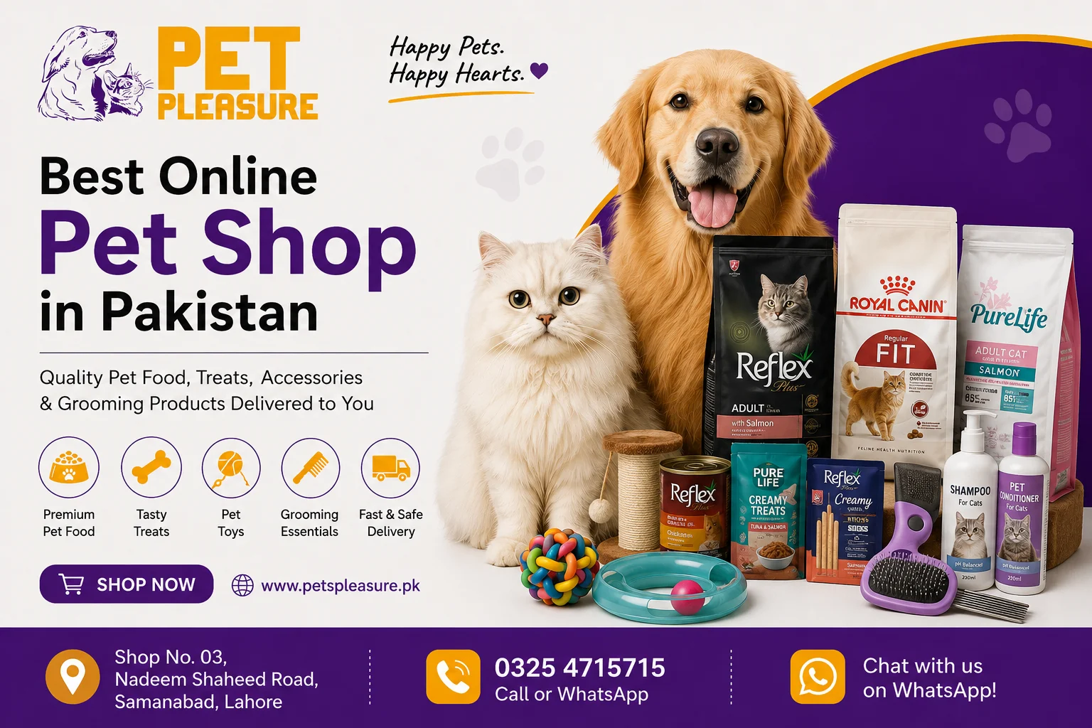 Best Online Pet Shop in Pakistan for Cat & Dog Products