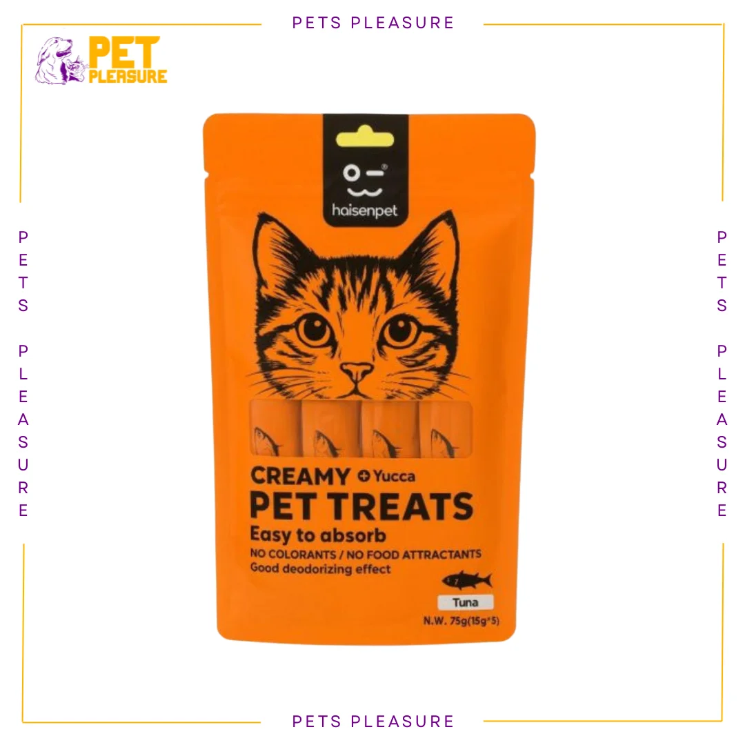 Haisenpet Tuna Cat Treat – Creamy Lickable Tuna Treat for Cats