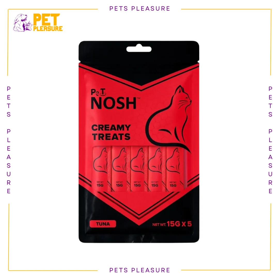 Pet Nosh Tuna Cat Treat – Creamy Lickable Tuna Treat for Cats