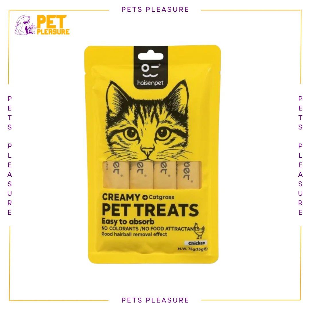 Haisenpet Chicken Cat Treat – Creamy Lickable Chicken Treat for Cats