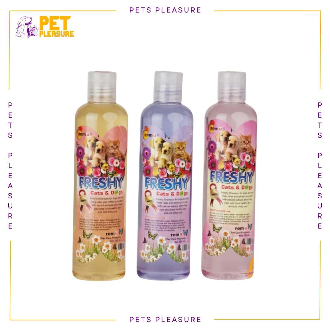 Remu Freshy Shampoo for Cats & Dogs 250ml